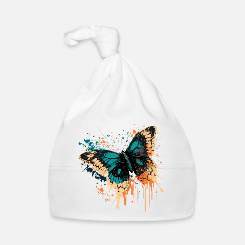 Conception de papillon Bonnet bio Bébé