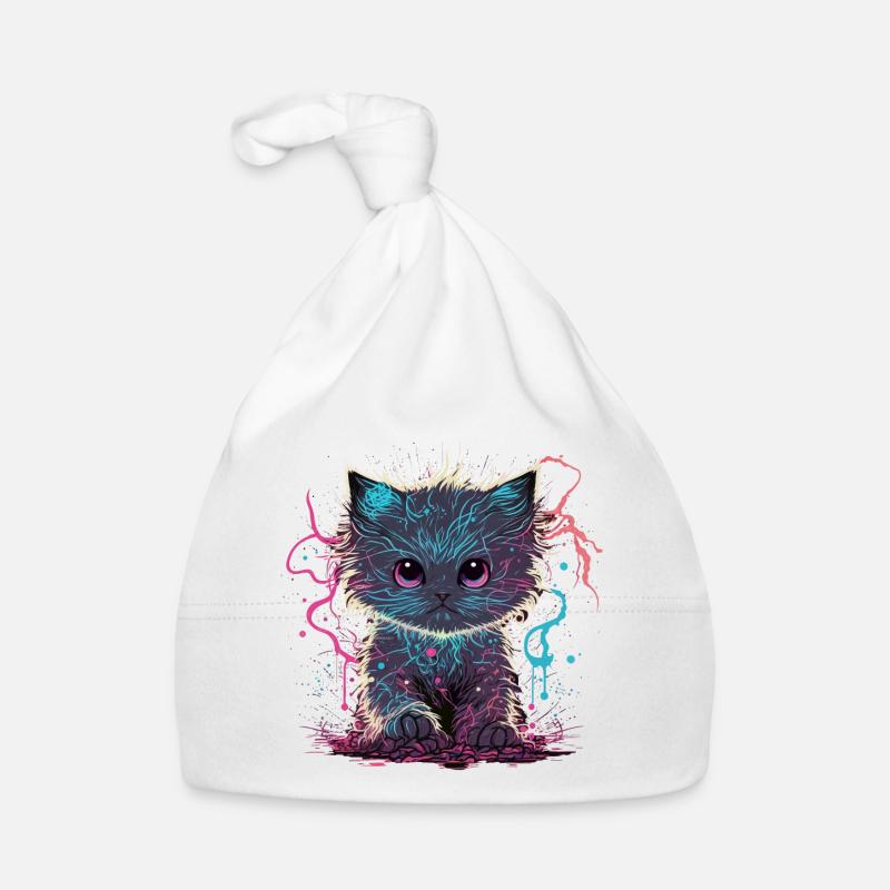 Electrified Kitten Organic Baby Cap