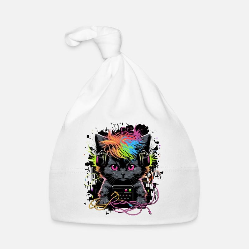 Kopfhörer Cat Baby Bio-Mütze