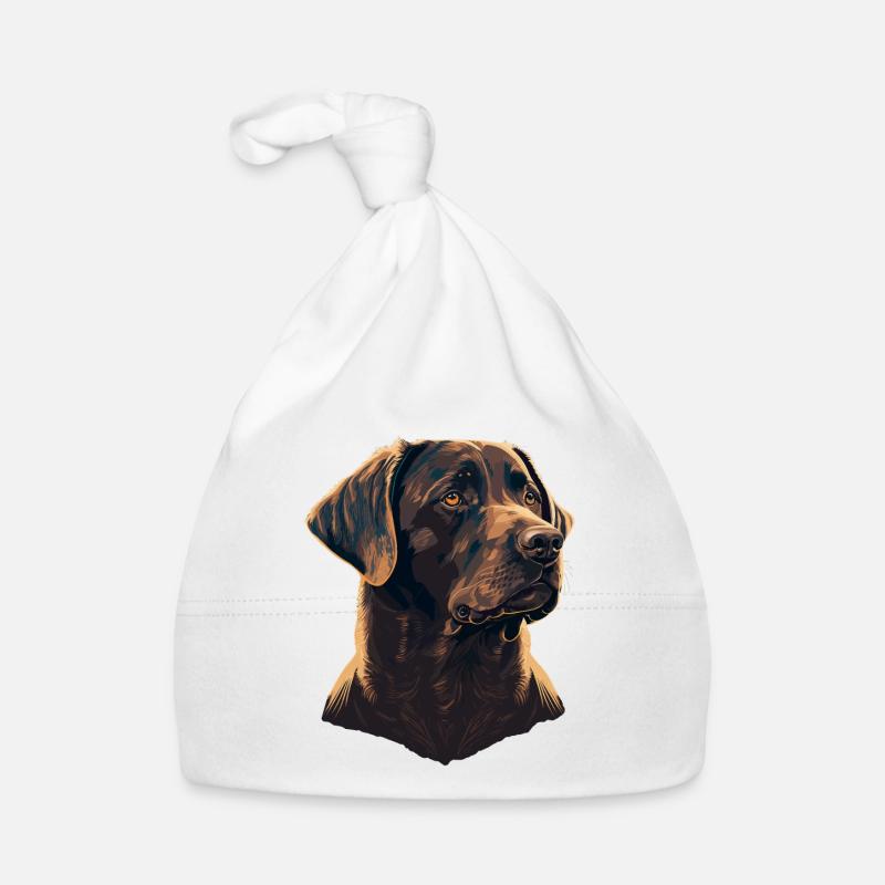 Brave Labrador Retriever Bonnet bio Bébé