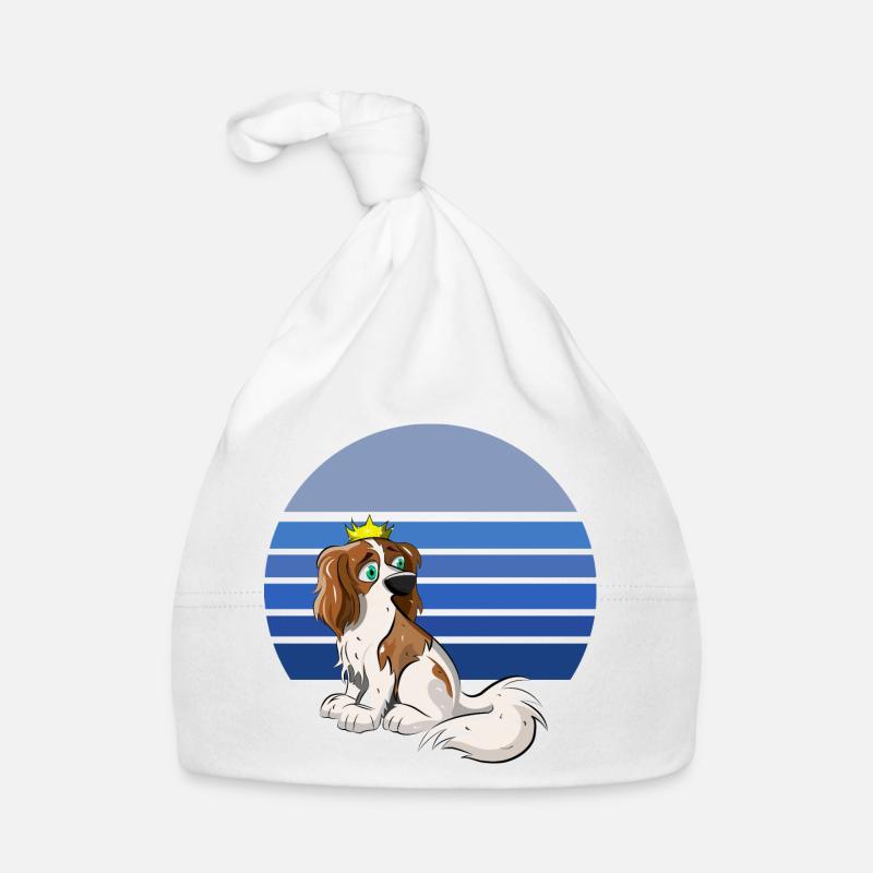 Cavalier Retro Blue Organic Baby Cap