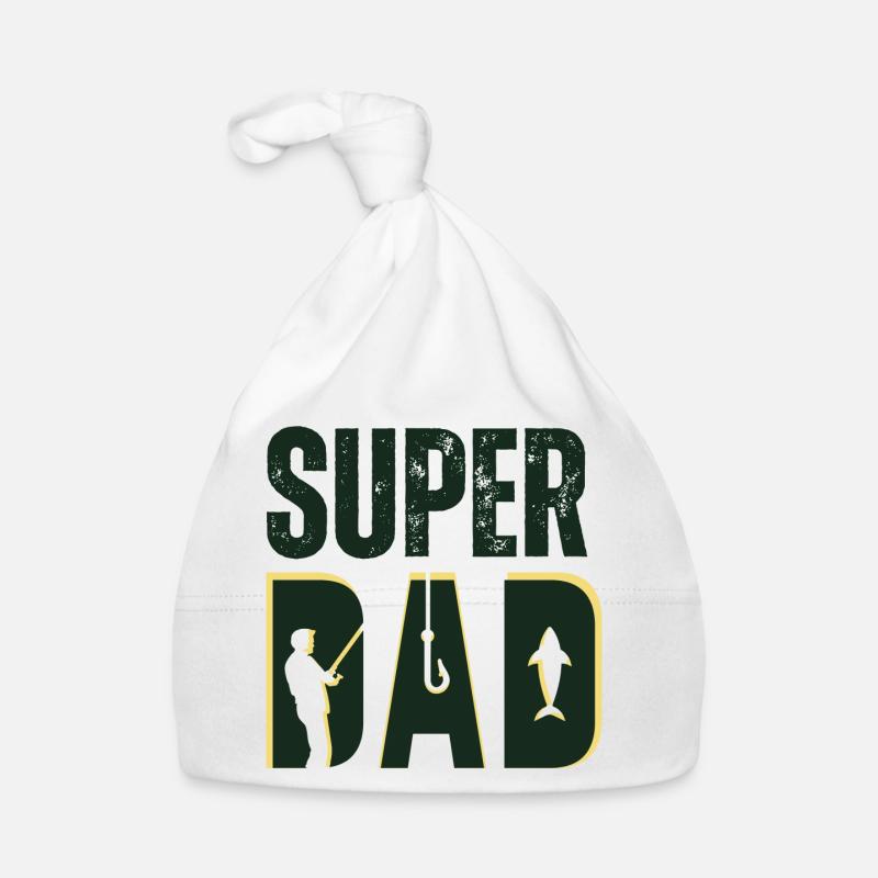 Super Dad - Design Pêche Passion Bonnet bio Bébé