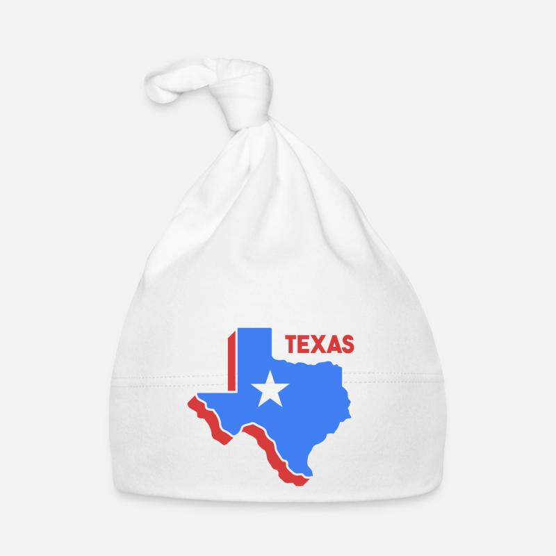 Dallas Texas Map Design for Proud Dallasites Organic Baby Cap