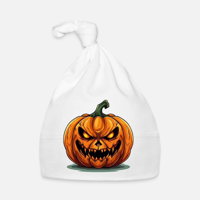 Halloween Pumpkin Head Spooky Spooky Horror Bonnet bio Bébé