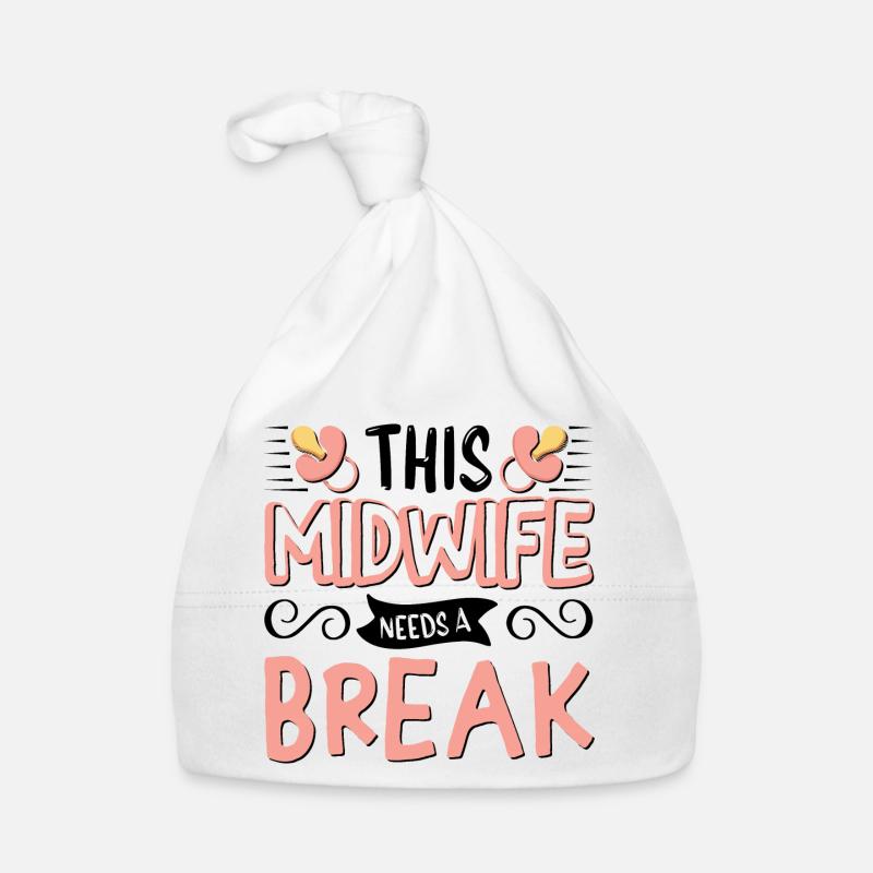 This Midwife needs a break Baby Bio-Mütze