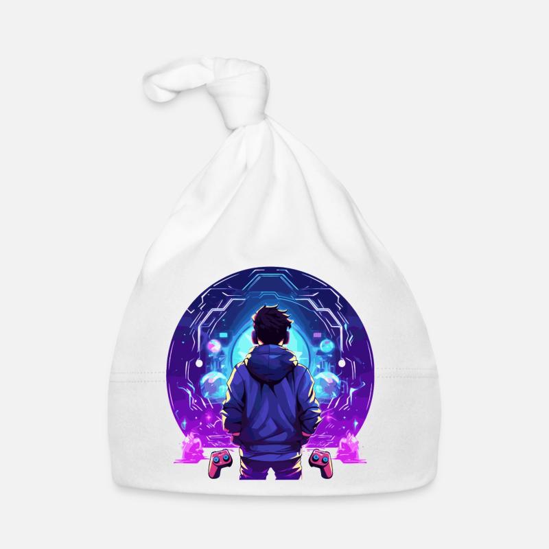 Le jeu est ma vie Bonnet bio Bébé