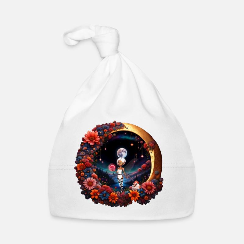 Fée mignonne au clair de lune Bonnet bio Bébé