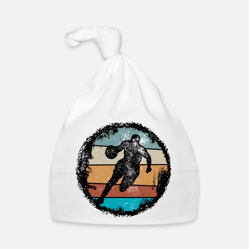 Silhouette de terrain rétro Bonnet bio Bébé