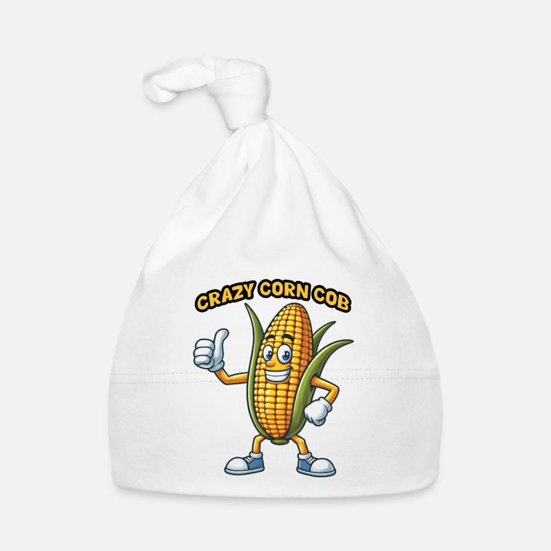 Crazy Veggies: Corn Cob Thumbs Up Baby Bio-Mütze