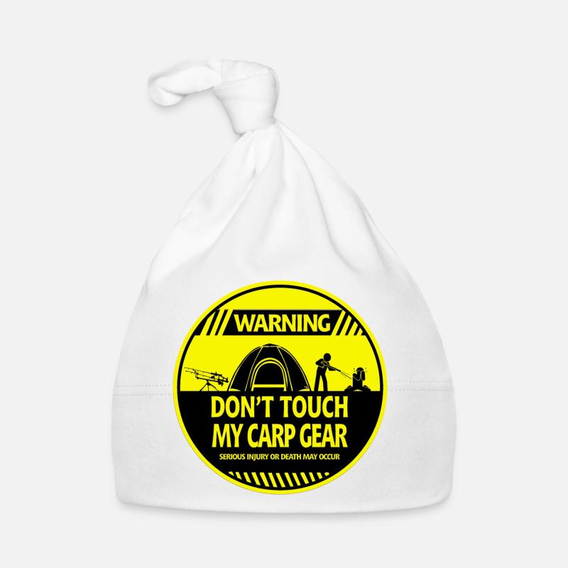 Carp warning Organic Baby Cap