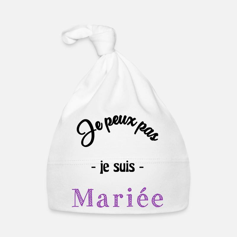 WEDDING. BRIDE-TO-BE Organic Baby Cap