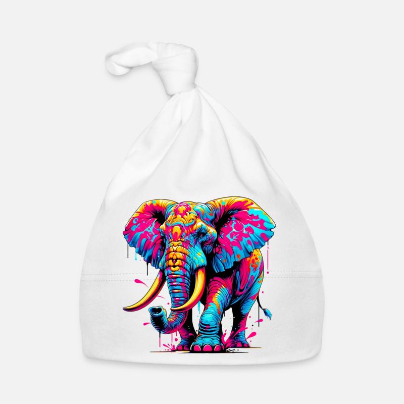 Elefant Baby Bio-Mütze