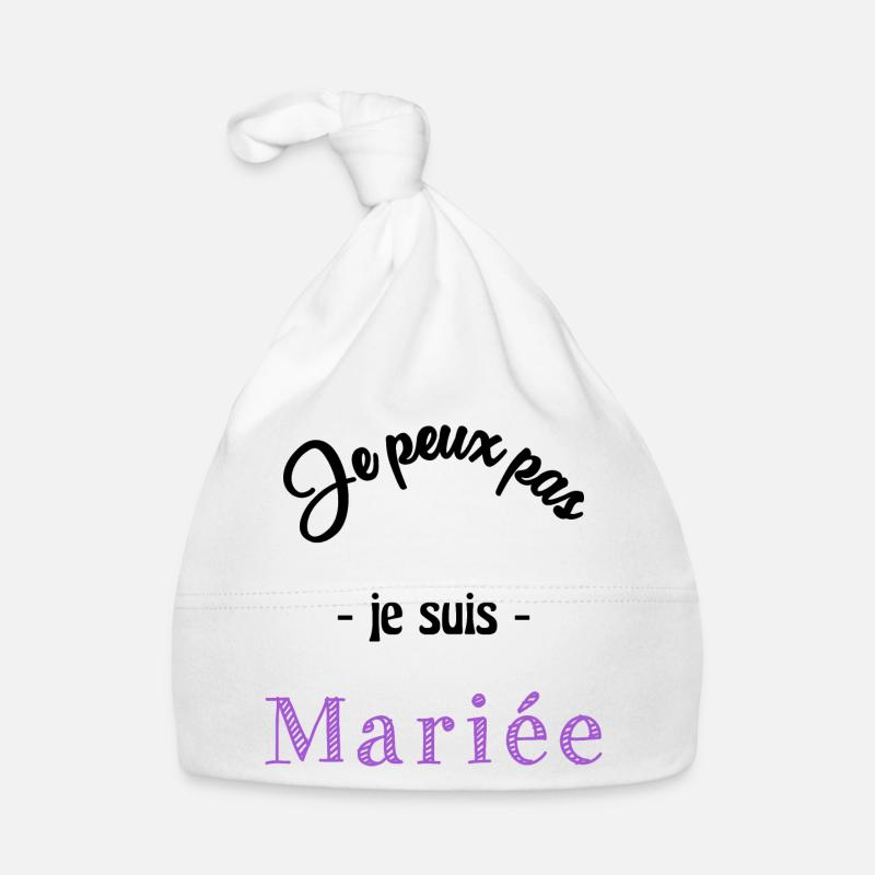 EVJF. MARIEE. TEAM. TEAM MARIEE. FUTURE MARIEE Bonnet bio Bébé