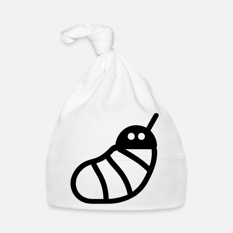 caterpillar Organic Baby Cap