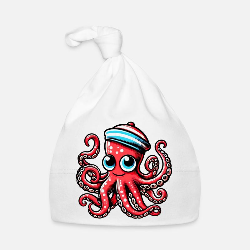 Pieuvre Bonnet bio Bébé