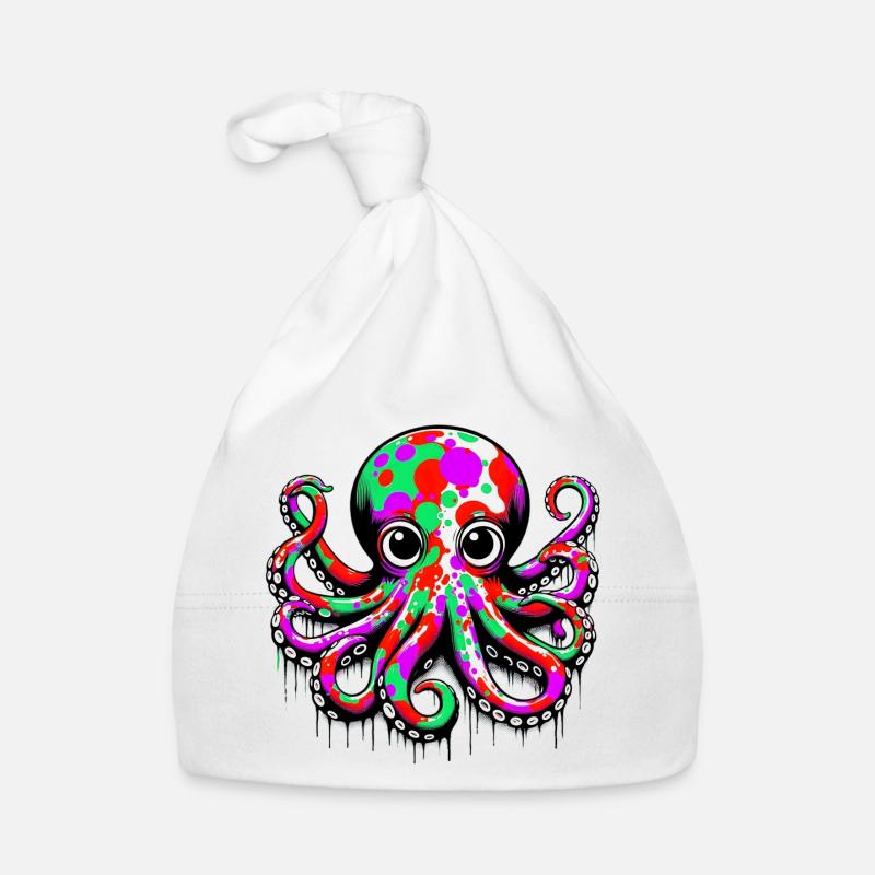 Octopus Organic Baby Cap