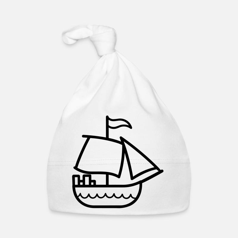 Piratenschiff Baby Bio-Mütze