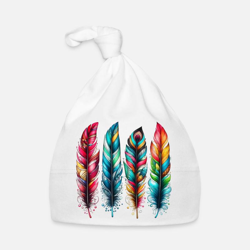 Plume Bonnet bio Bébé