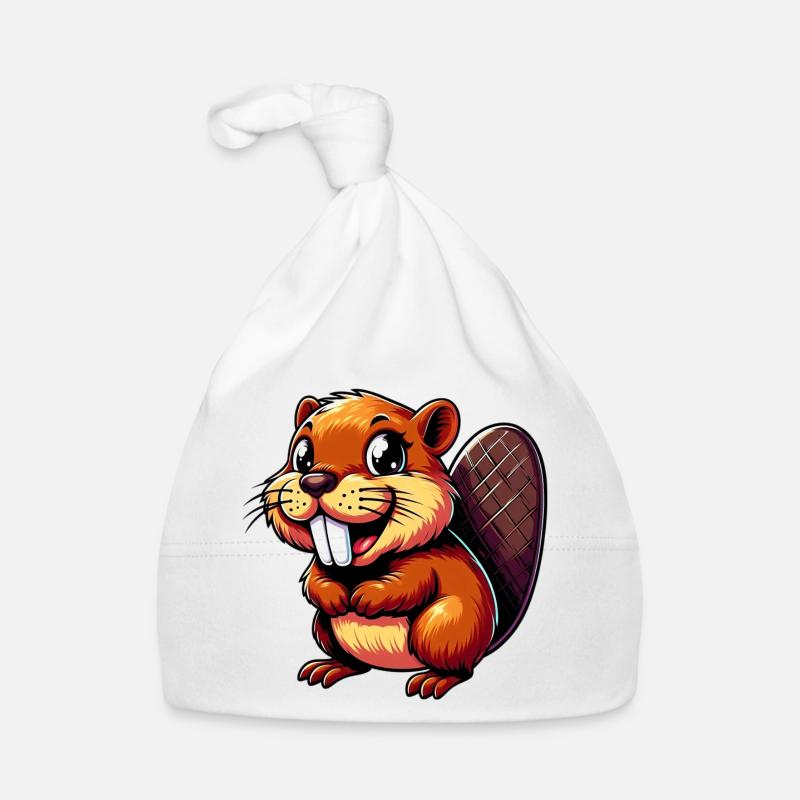 Castor Bonnet bio Bébé