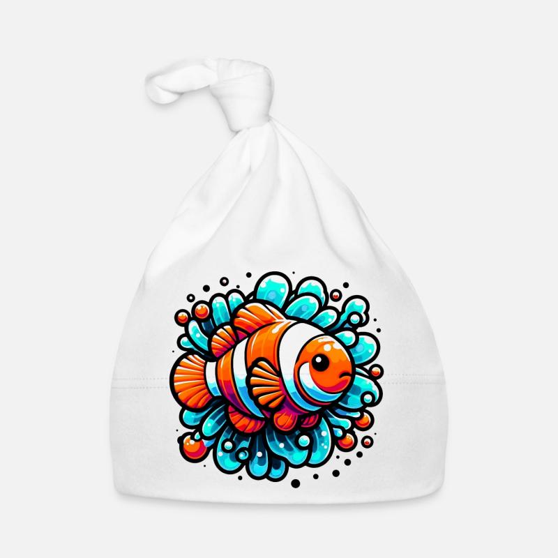 Poisson-clown Bonnet bio Bébé