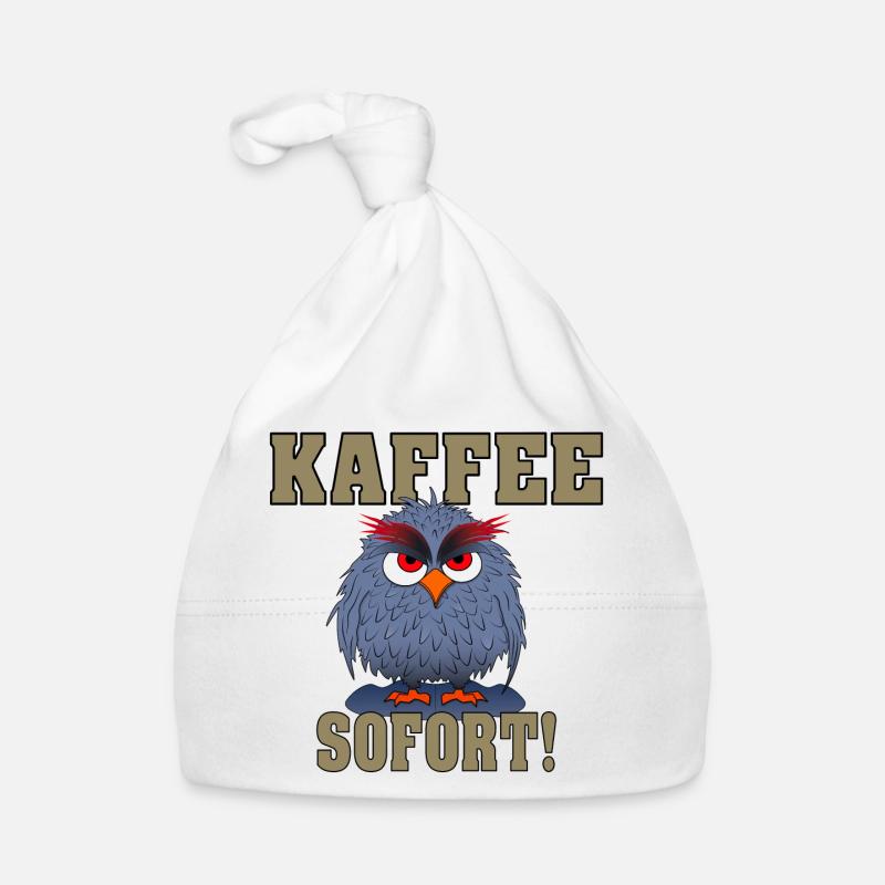 Eule Sofort Kaffee Baby Bio-Mütze
