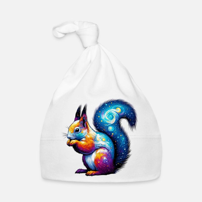 Eichhörnchen Baby Bio-Mütze