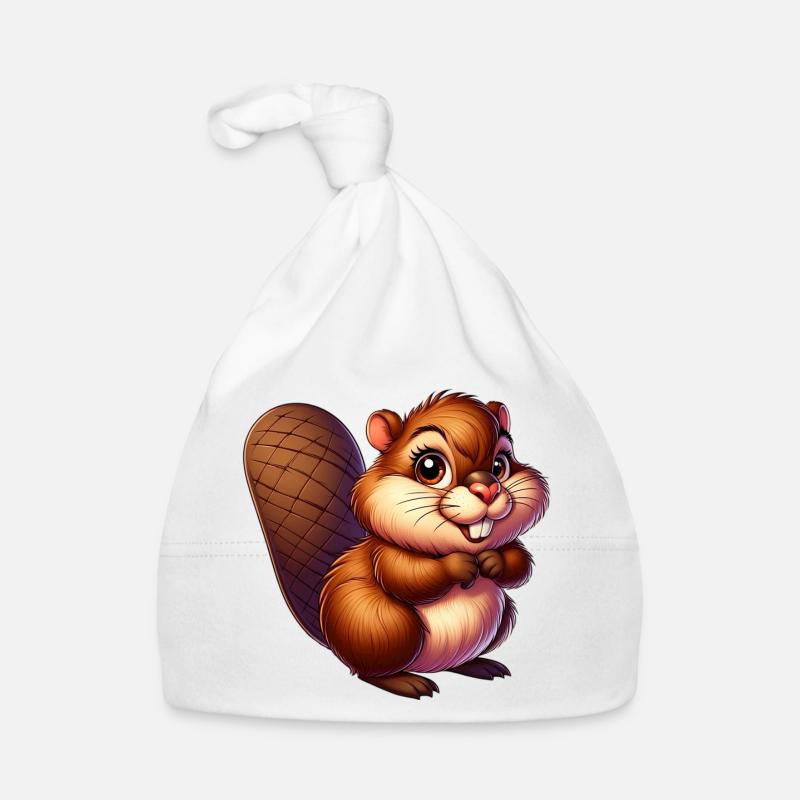 Castor Bonnet bio Bébé