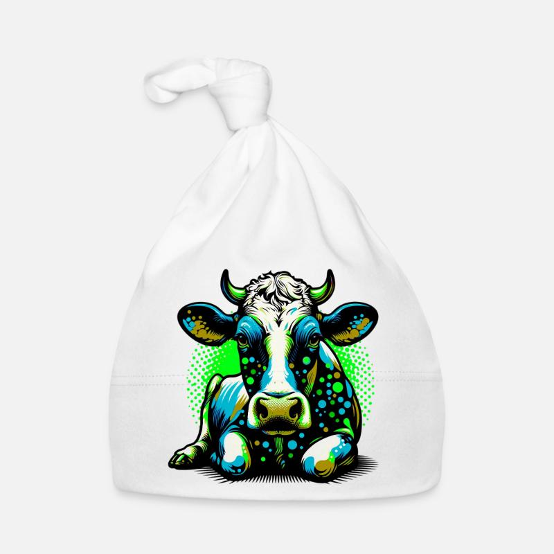 Kuh Baby Bio-Mütze