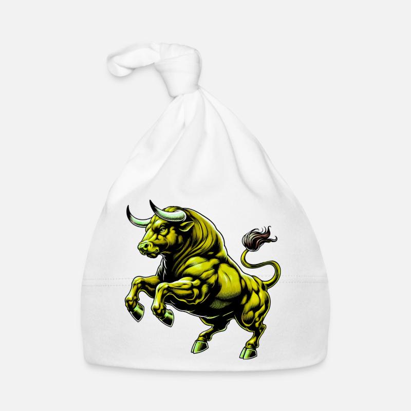 Stier Baby Bio-Mütze