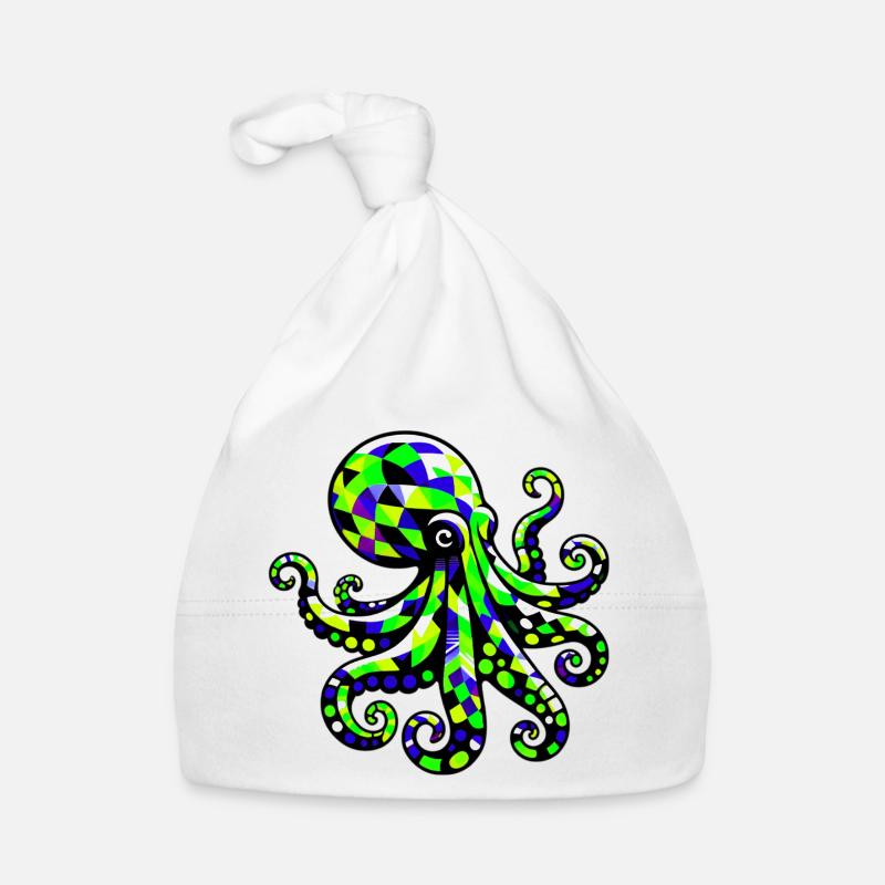 Krake Baby Bio-Mütze