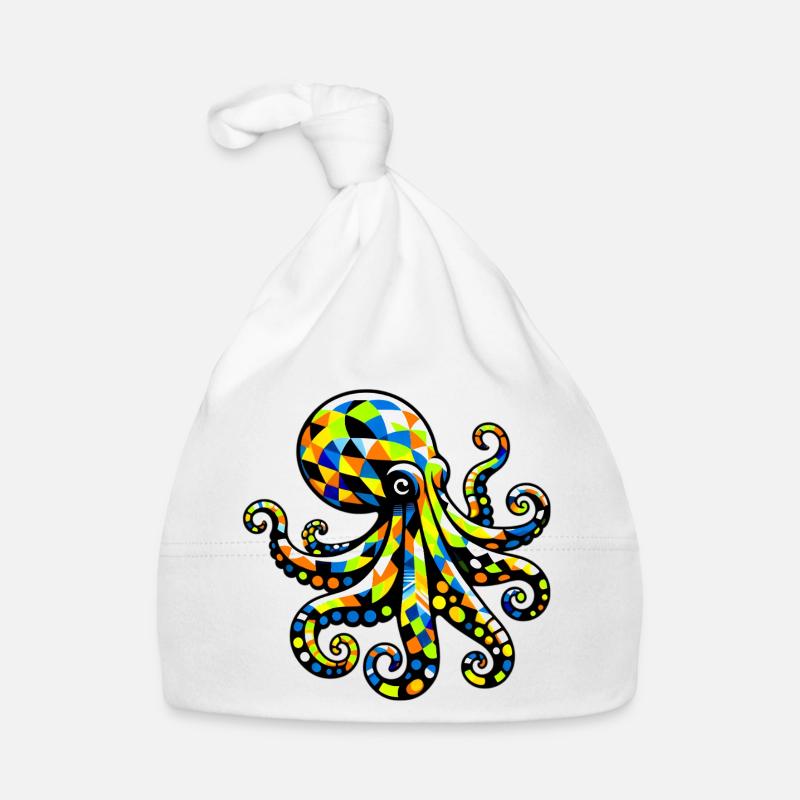 Krake Baby Bio-Mütze