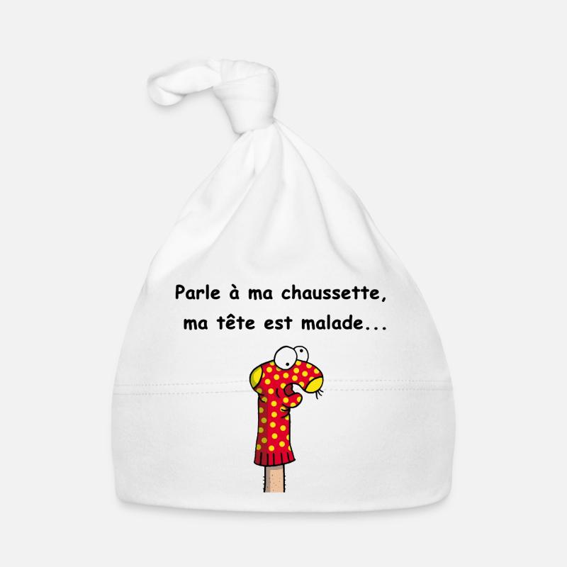 Parle à ma chaussette Bonnet bio Bébé
