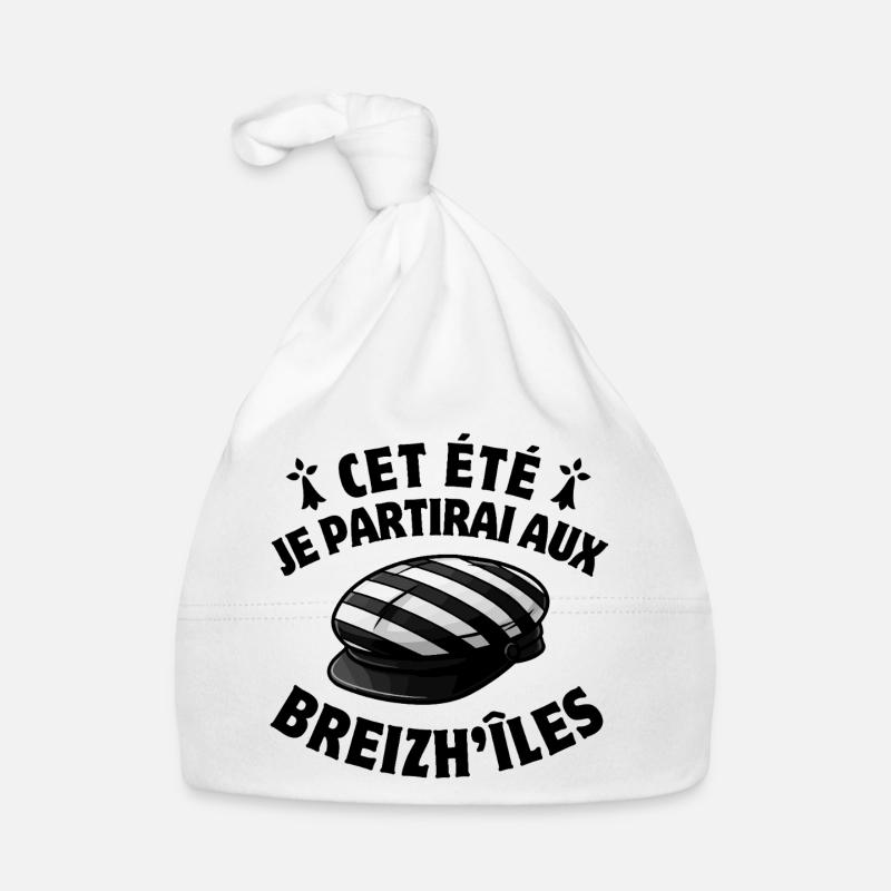 Bretagne, Breizh, ich bin Bretone Baby Bio-Mütze