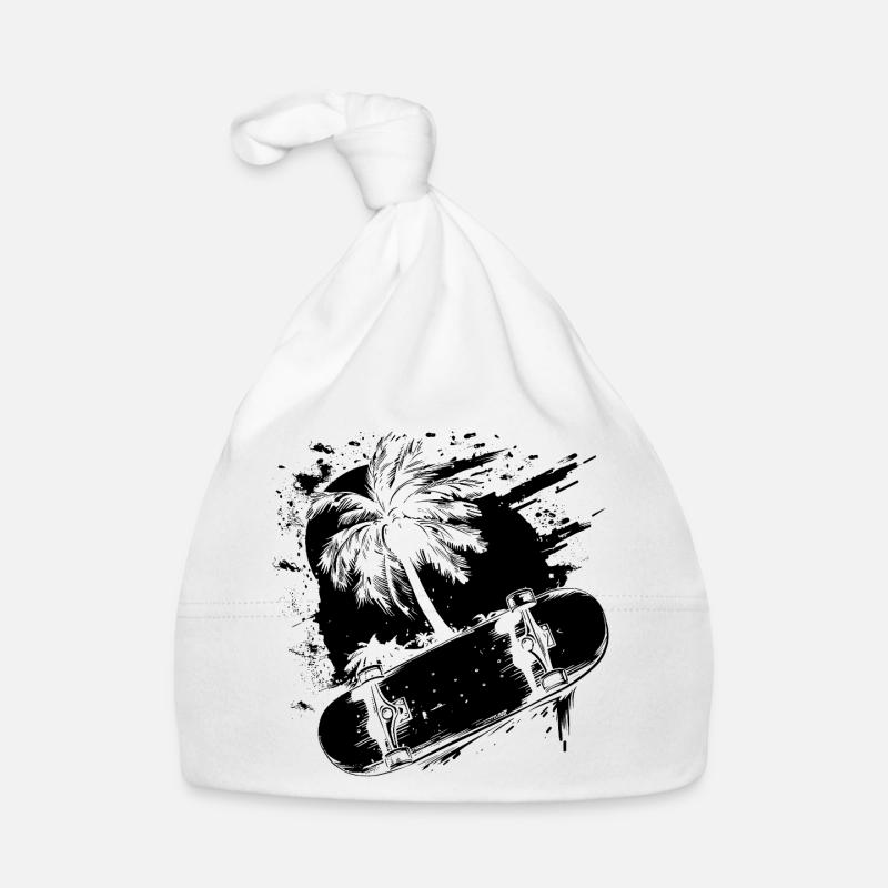 Skateboarding Graphics Organic Baby Cap