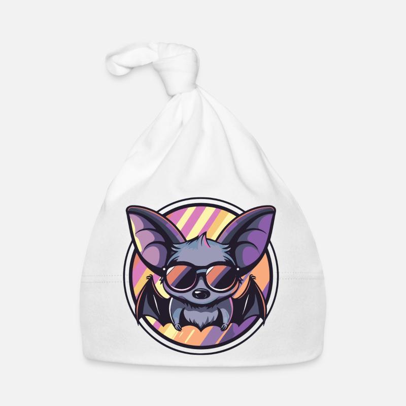 Bat Cool Comic Organic Baby Cap