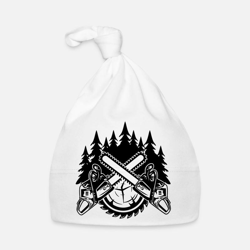 Motorsägen Baby Bio-Mütze