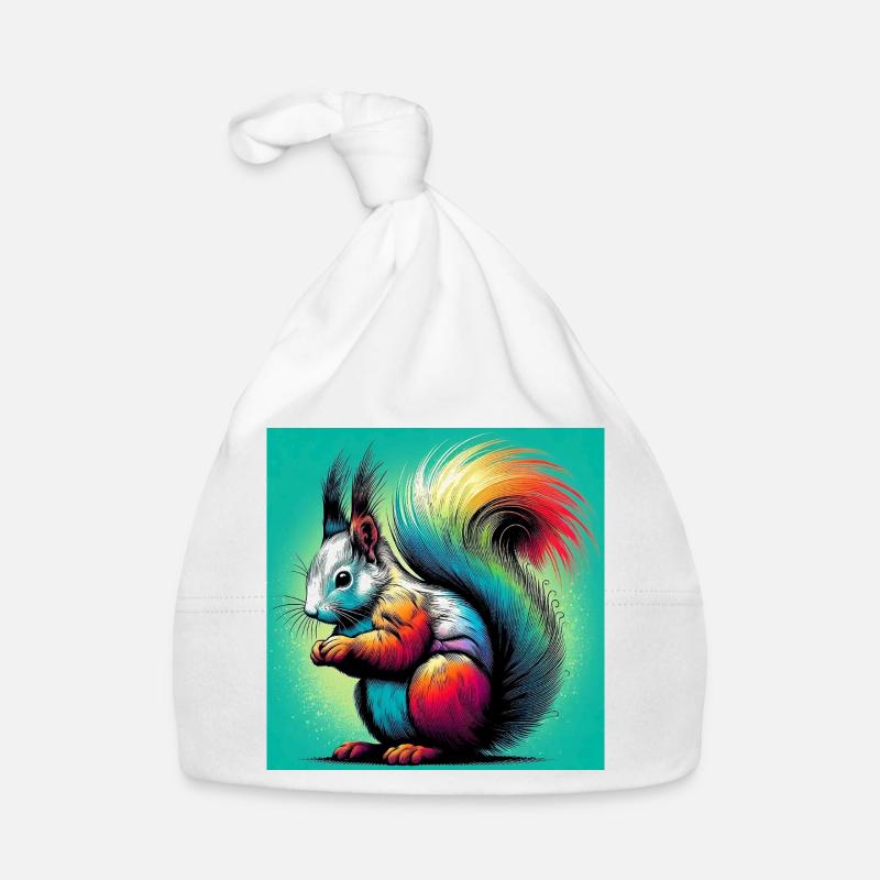 squirrel Organic Baby Cap