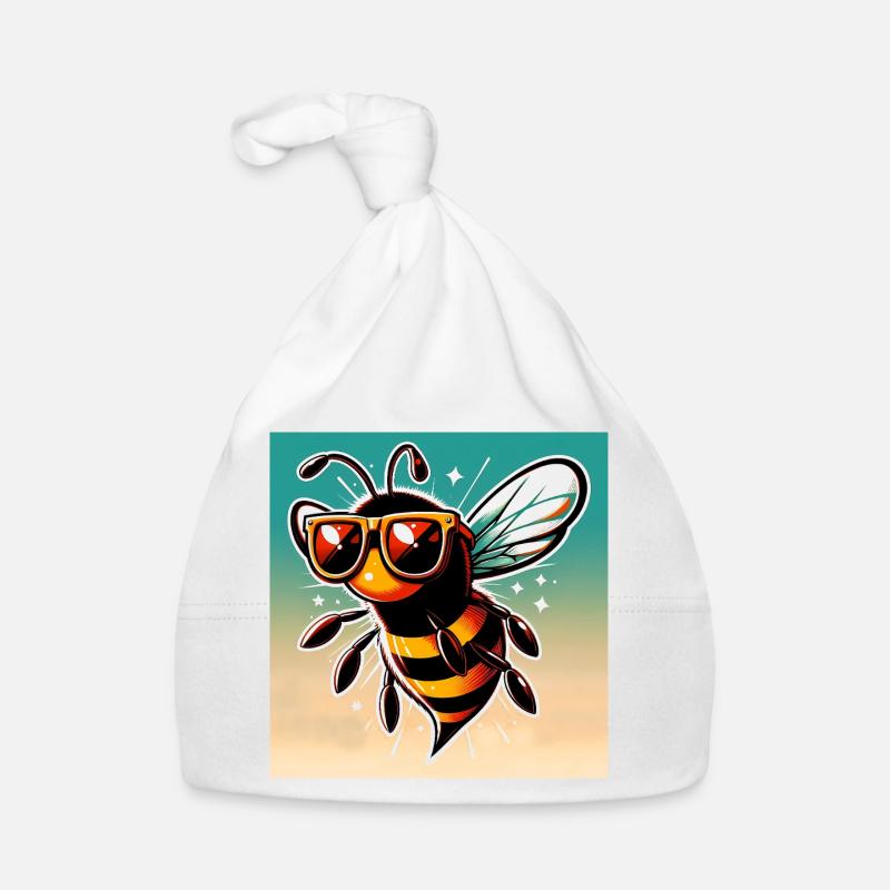 bee Organic Baby Cap
