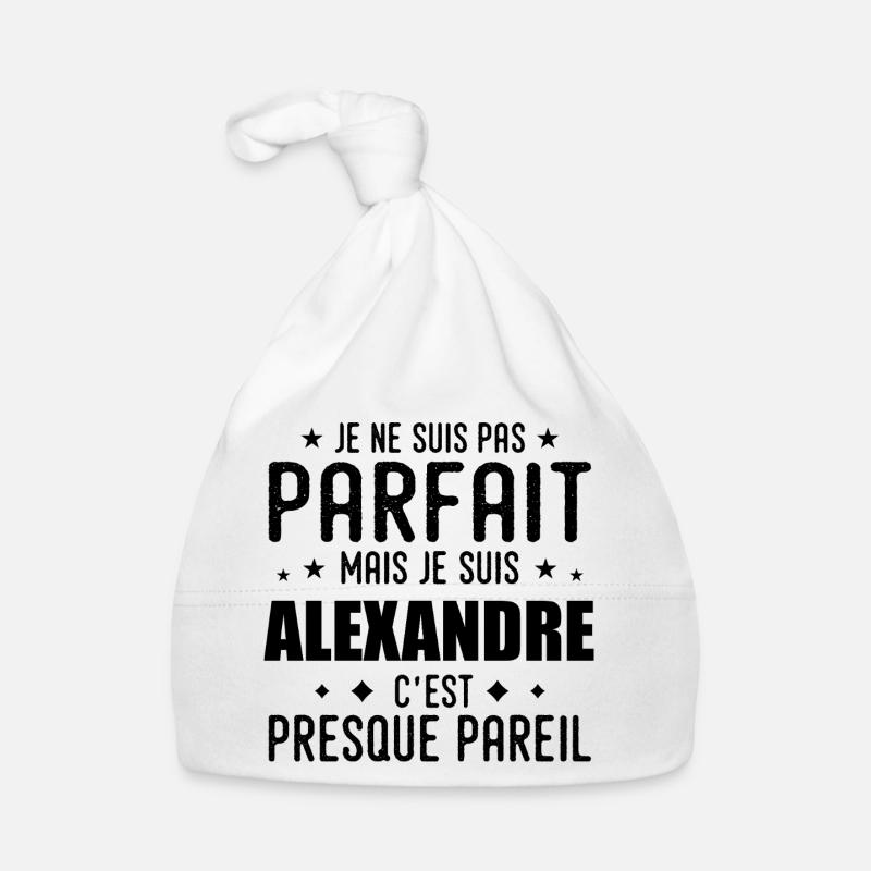 Alexandre: authentic, imperfect, top, proud Organic Baby Cap