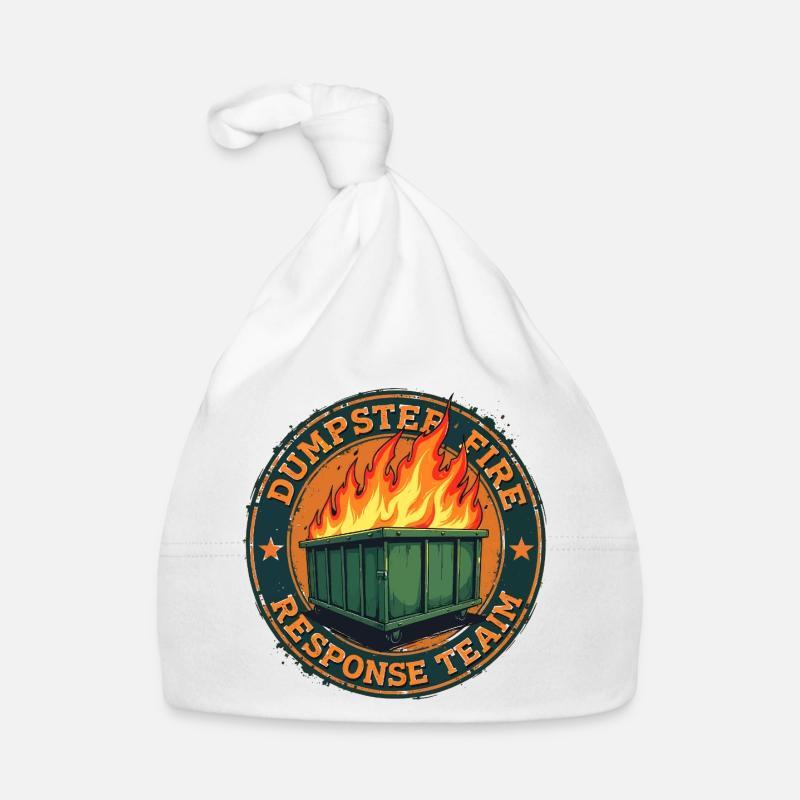 Dumpster Fire - Response Team Organic Baby Cap