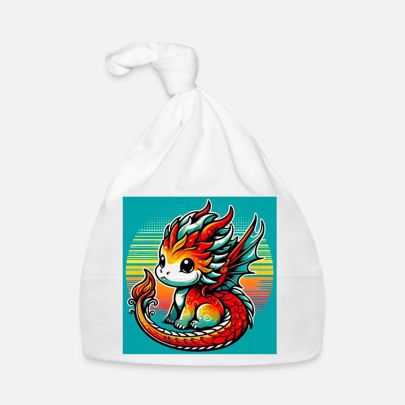 Drache Baby Bio-Mütze