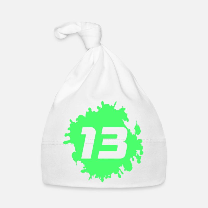 Vert Néon 13 Spritzersplash Bonnet bio Bébé