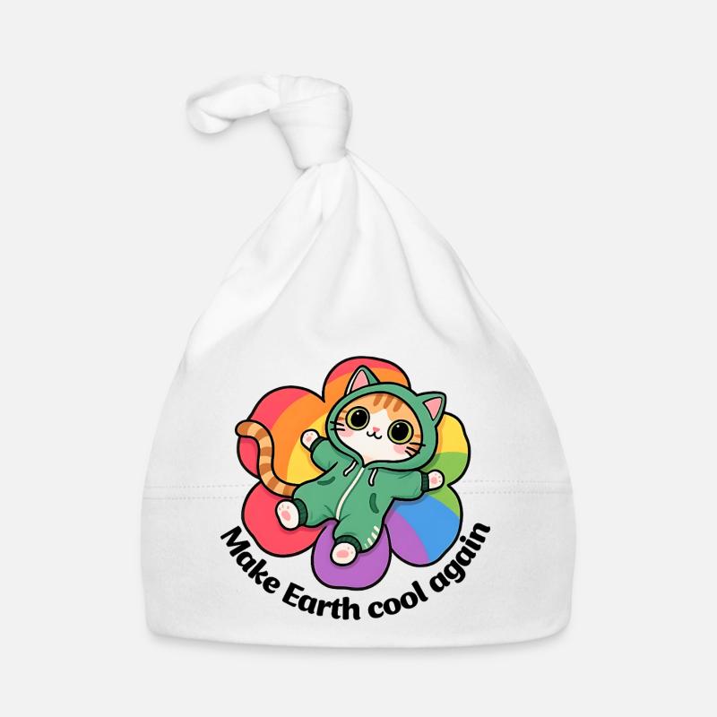 Make earth cool again Bonnet bio Bébé