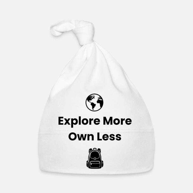 Explorez plus, possédez moins – Chemise d’aventure Bonnet bio Bébé