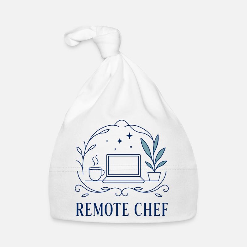 Motif d’ordinateur portable Remote Chef Bonnet bio Bébé