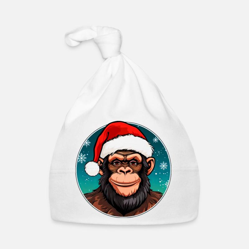 Chimpanzés de Noël Bonnet bio Bébé