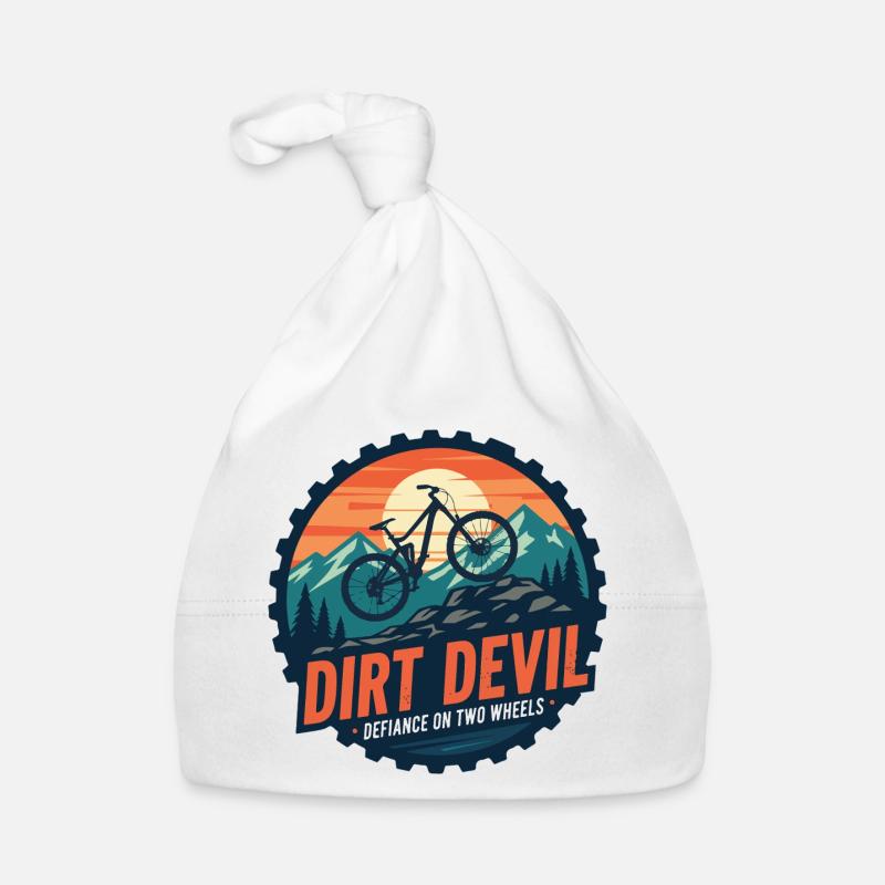 Hymne du VTT Dirt Devil Bonnet bio Bébé