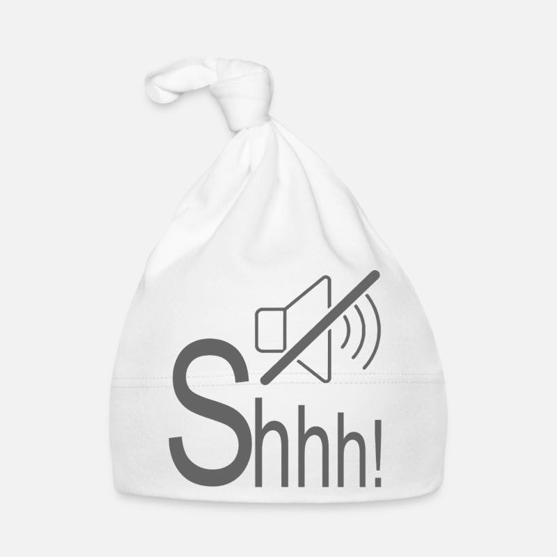 Whisper Silent Shhh Organic Baby Cap