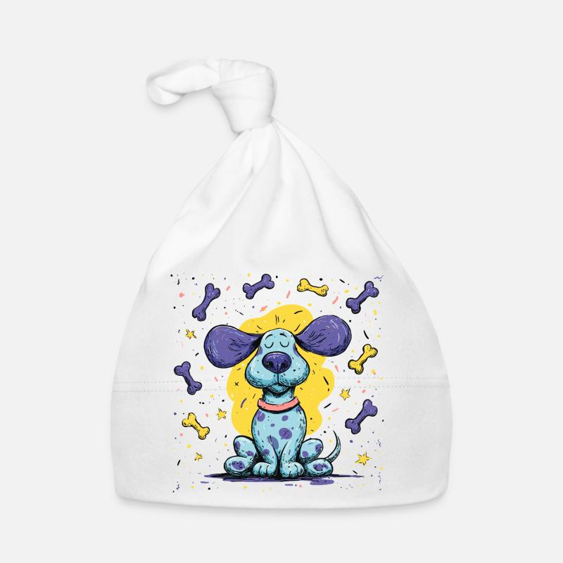 Stardog en orbite colorée Bonnet bio Bébé
