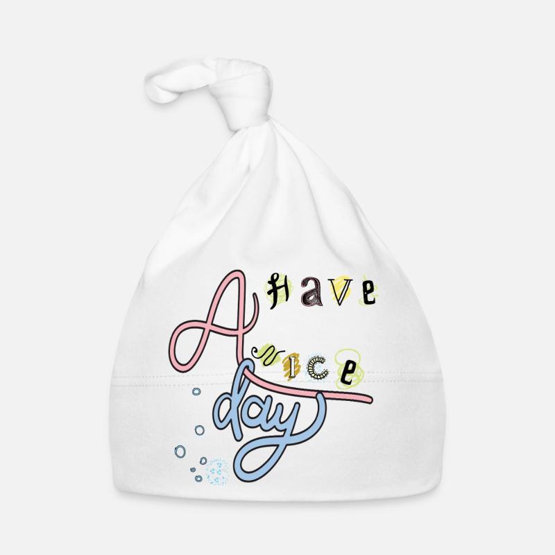Have a nice Day Organic Baby Cap